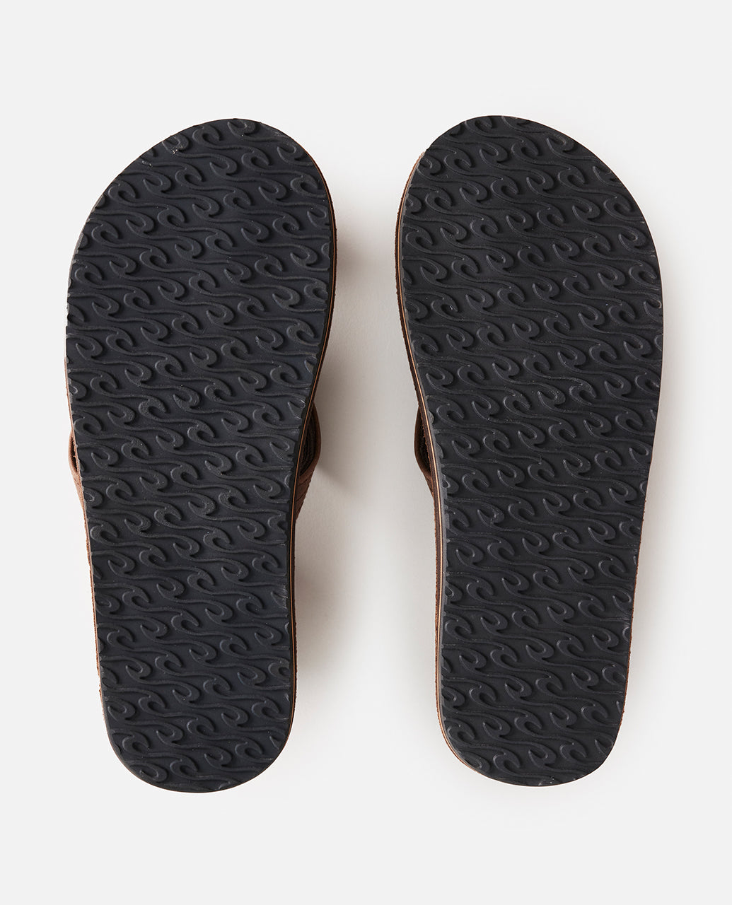 REVIVAL LEATHER OPEN TOE - dark brown