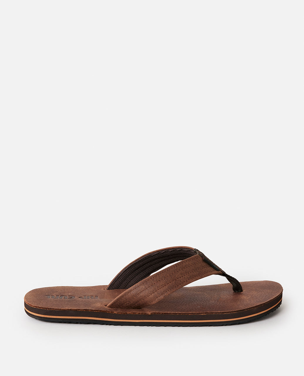 REVIVAL LEATHER OPEN TOE - dark brown