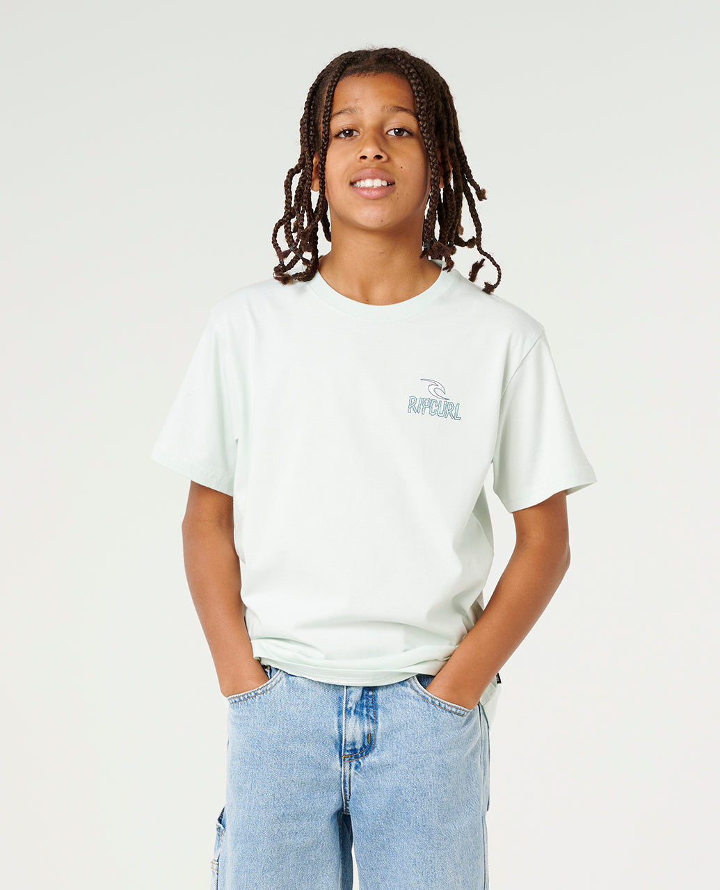SHRED TIL DEAD TEE-BOY - green mist