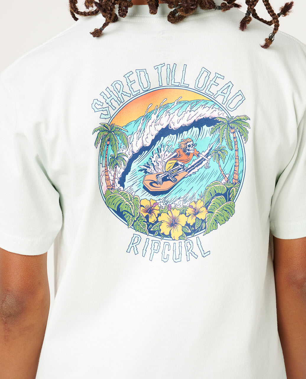SHRED TIL DEAD TEE-BOY - green mist