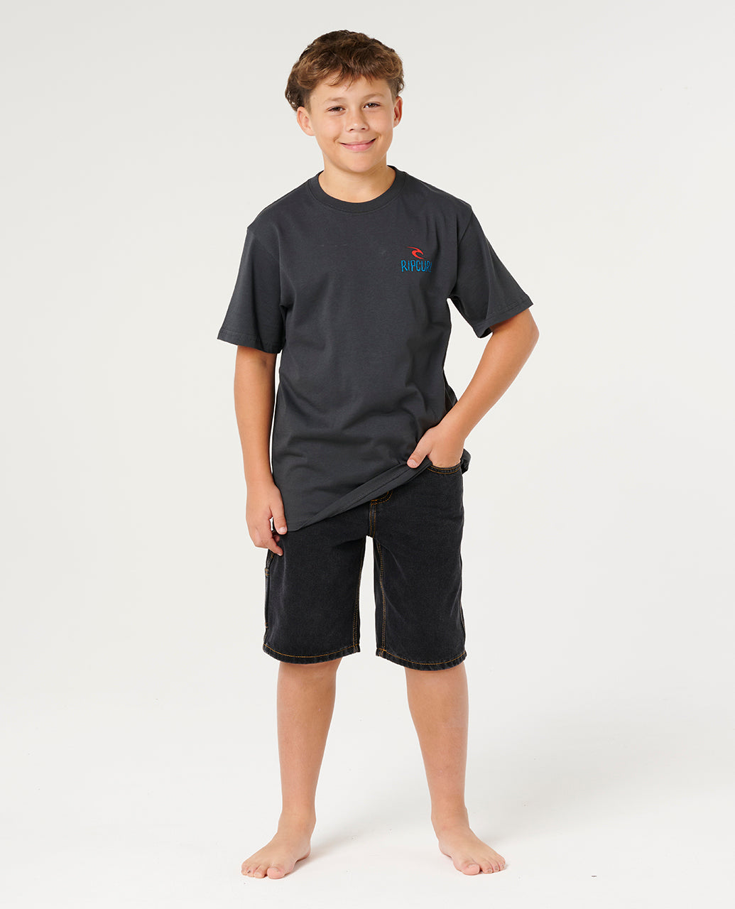 SHRED TIL DEAD TEE-BOY - washed black