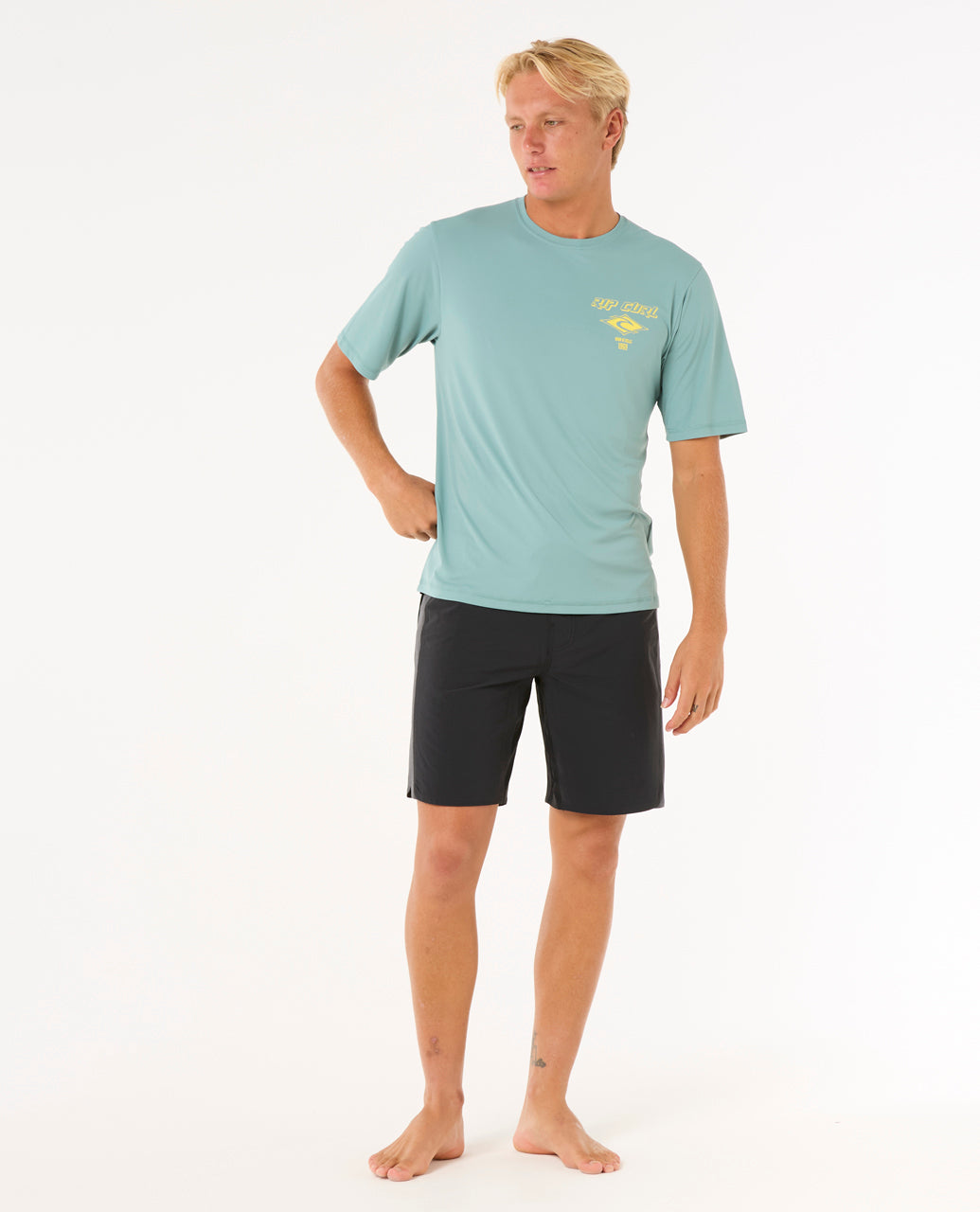ICONS SURFLITE UPF S/S - blue lagoon