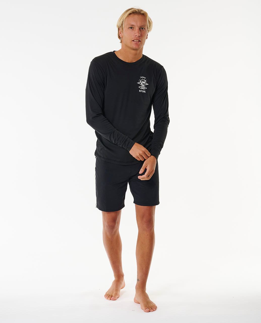ICONS SURFLITE UPF L/S - black