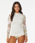 LA QUINTA LS UPF RASHGAURD - off white