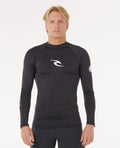 WAVES UPF PERF LS - black