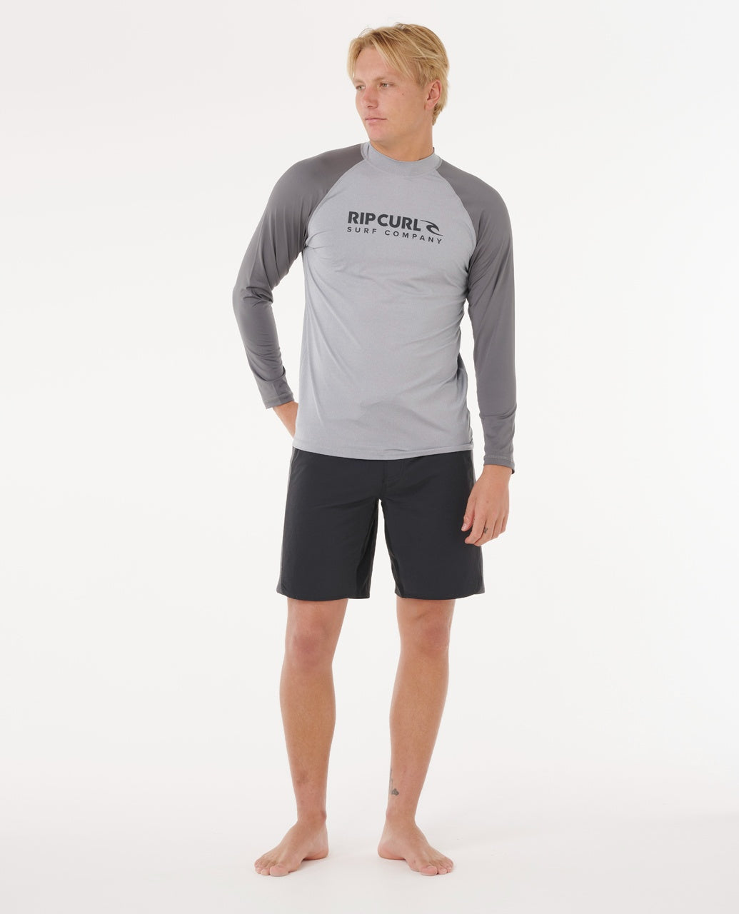 SHOCK UPF L S - grey marle