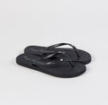 SCRIPT WAVE BLOOM OPEN TOE - black