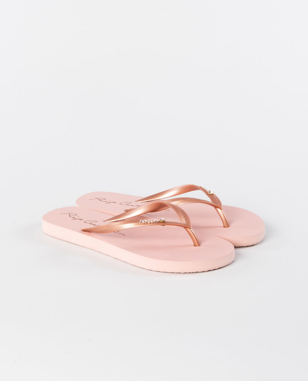 SCRIPT WAVE BLOOM OPEN TOE - rose gold