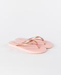 SCRIPT WAVE BLOOM OPEN TOE - rose gold