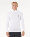 SEARCH UPF PERF HOOD LS - white