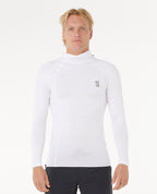 SEARCH UPF PERF HOOD LS - white