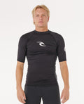 WAVES UPF PERF S/S - black