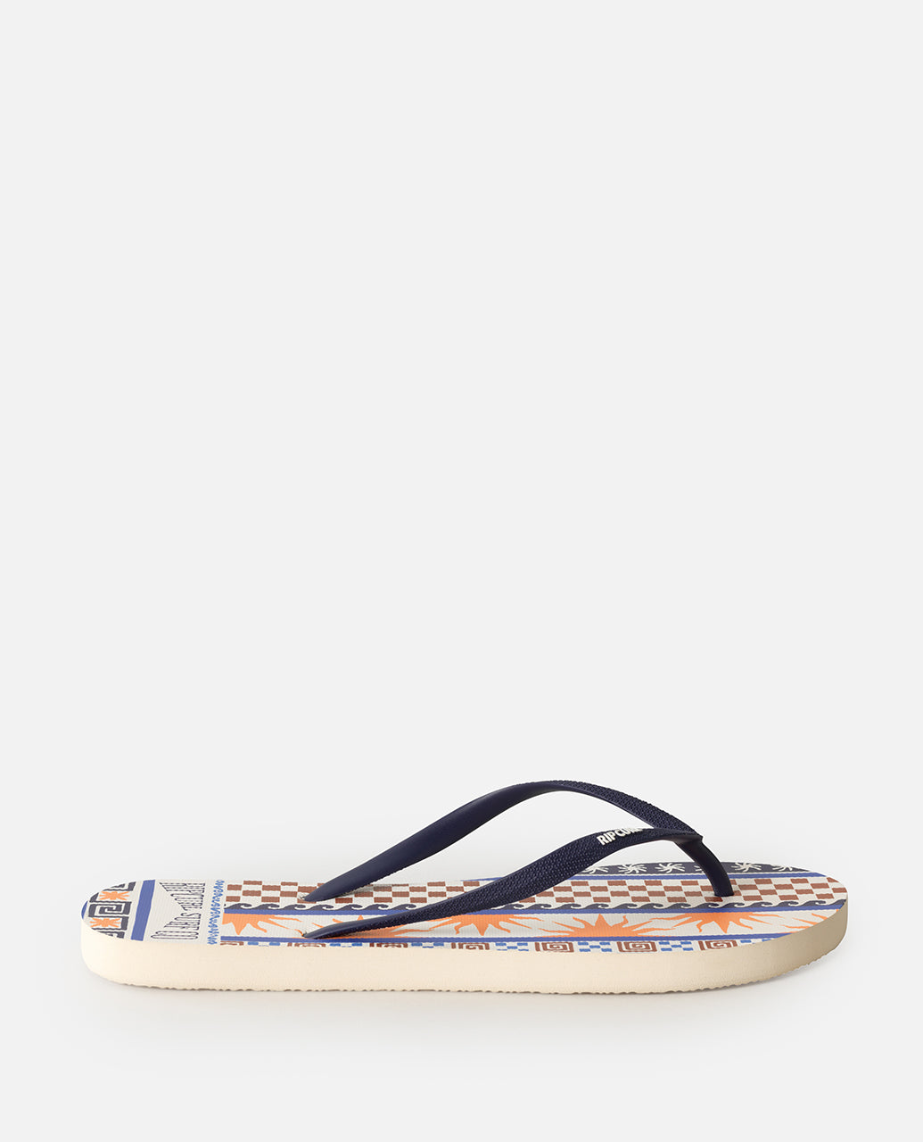 MIXED BLOOM OPEN TOE - dark blue