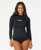 CLASSIC 2 SURF LS UPF RGUARD - black