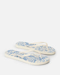 MIXED BLOOM OPN TOE - blissful blue