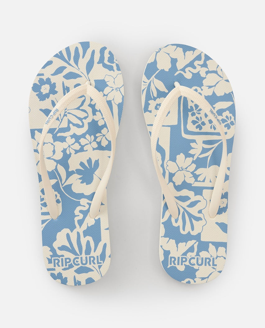 MIXED BLOOM OPN TOE - blissful blue