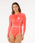 CLASSIC SURF LS SURF SUIT - red