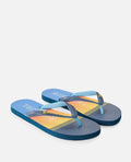 BREAKERS BLOOM OPEN TOE - navy/yellow