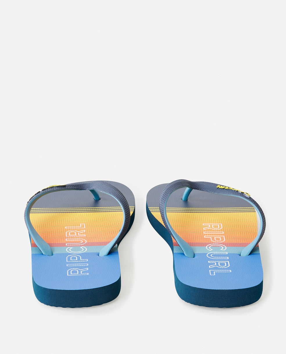 BREAKERS BLOOM OPEN TOE - navy/yellow