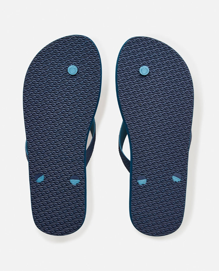 BREAKERS BLOOM OPEN TOE - navy/yellow