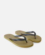 BRAND LOGO BLOOM OPEN TOE - olive