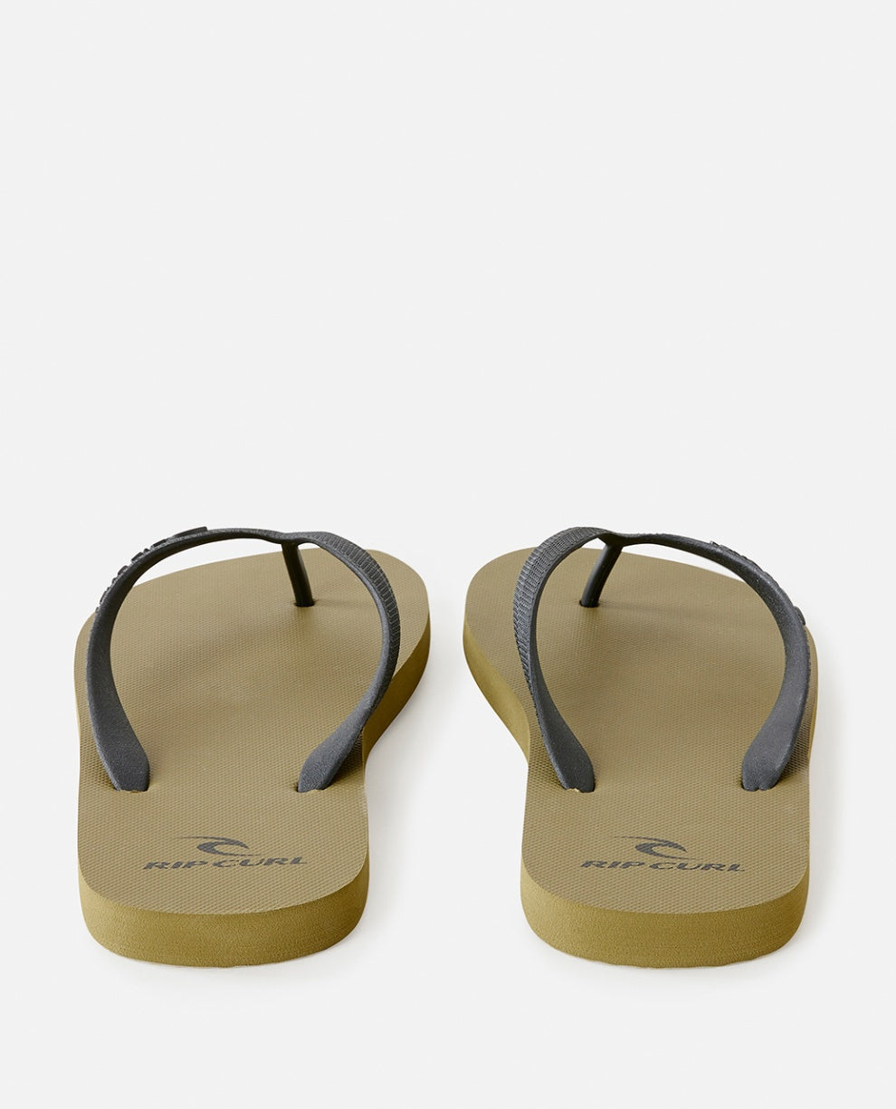 BRAND LOGO BLOOM OPEN TOE - olive