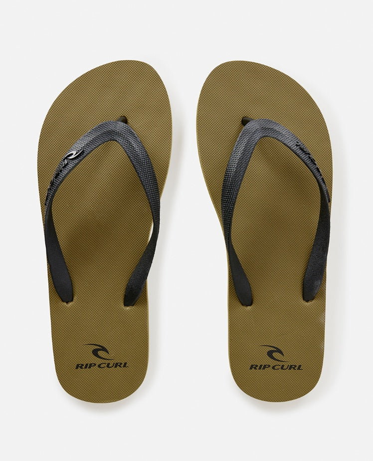 BRAND LOGO BLOOM OPEN TOE - olive