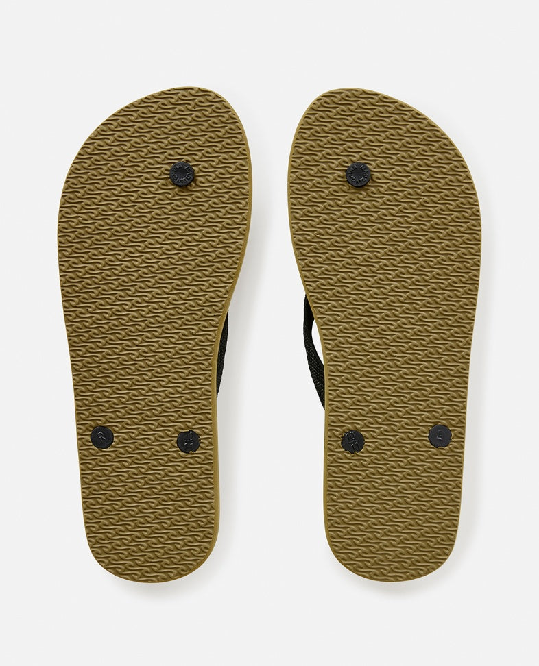 BRAND LOGO BLOOM OPEN TOE - olive