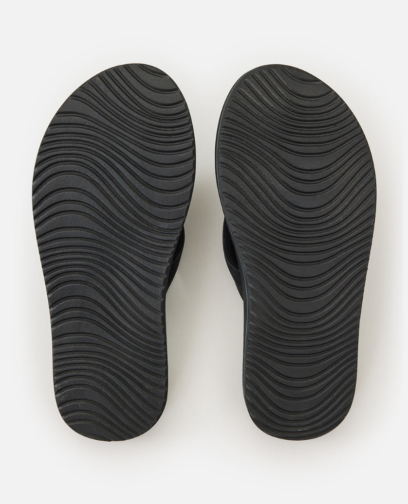 OXFORD BLOOM OPEN TOE - black/grey