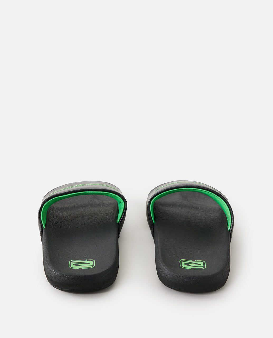 ARCHIVE Y2K SLIDE OPEN TOE - black/green