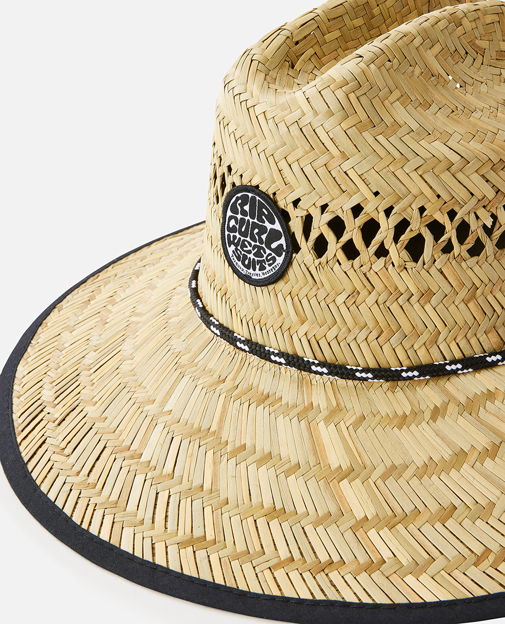LOGO STRAW HAT - natural