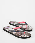 RAW ENERGY BLOOM OPEN TOE - black/white