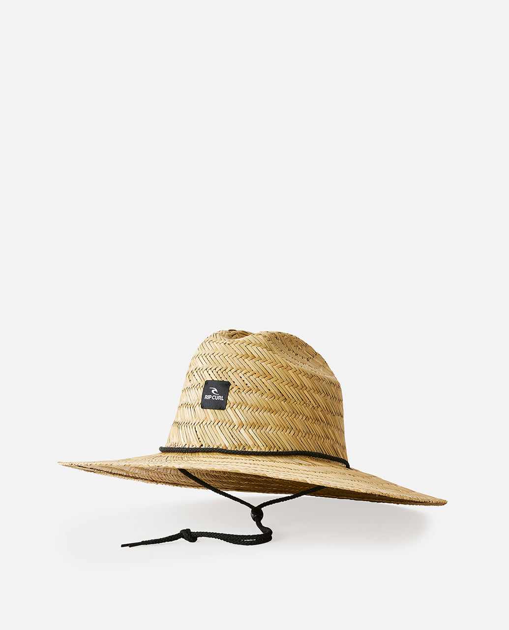 BRAND STRAW HAT - natural