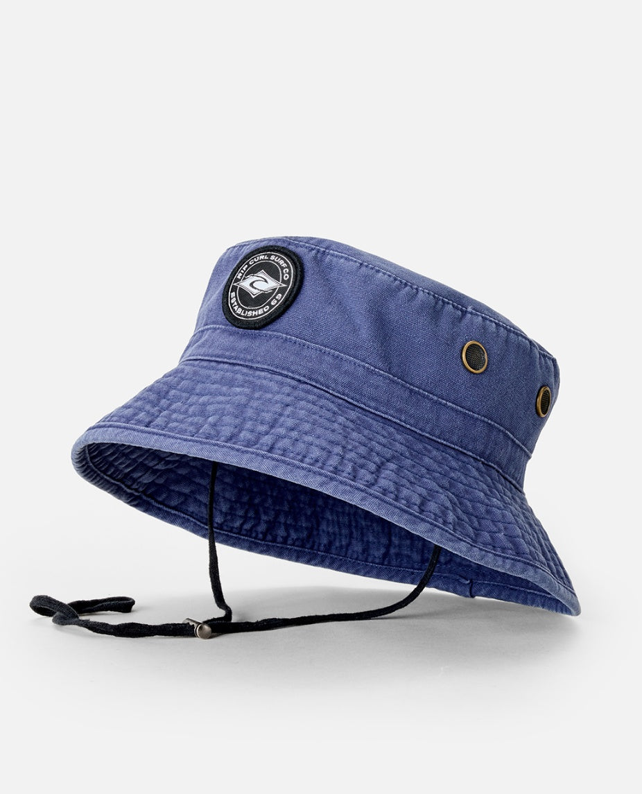 STAPLER WIDE BRIM HAT BOY - navy