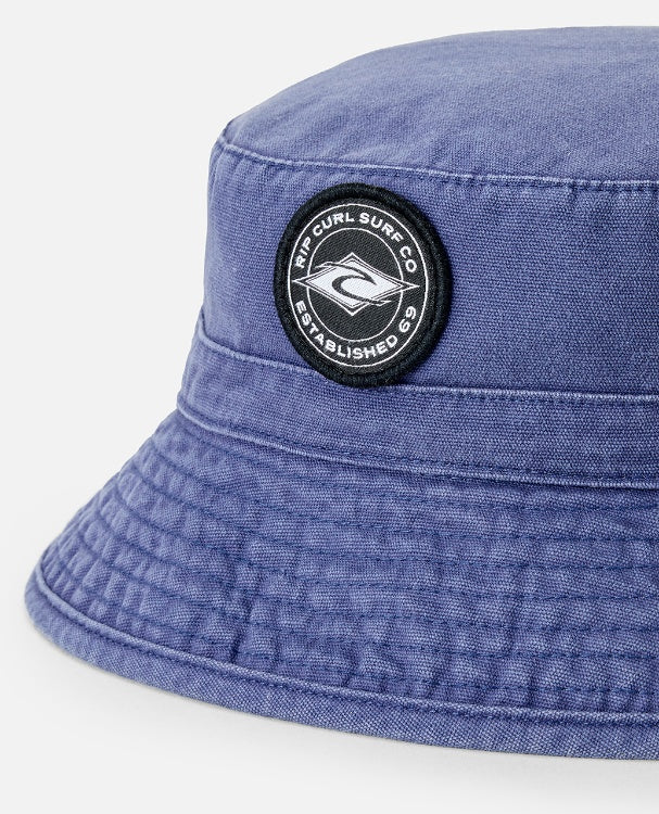 STAPLER WIDE BRIM HAT BOY - navy