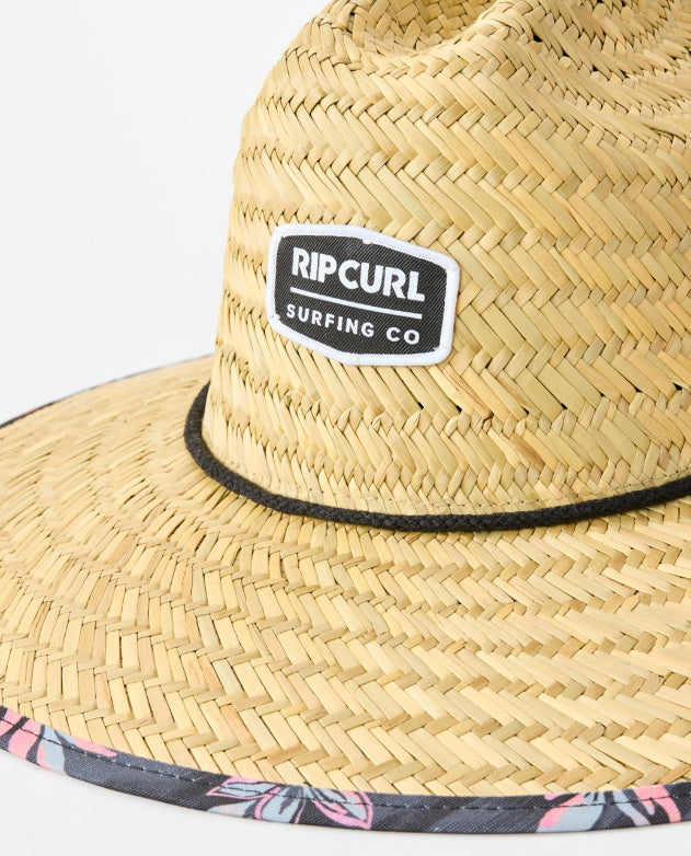 FUN TIMES STRAW HAT - black/orange