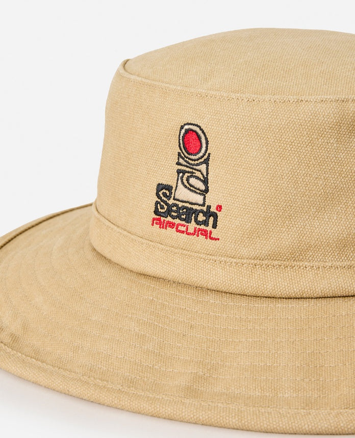 SEARCH CANVAS WIDE BRIM HAT - khaki