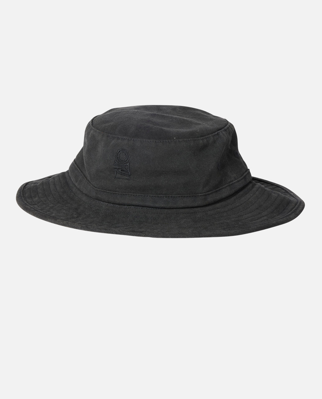 SEARCH CANVAS WIDE BRIM HAT - black