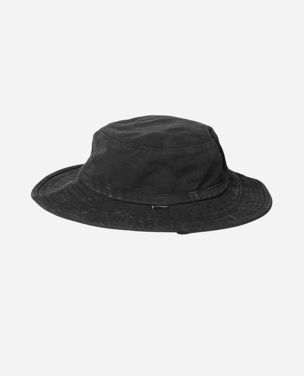 SEARCH CANVAS WIDE BRIM HAT - black