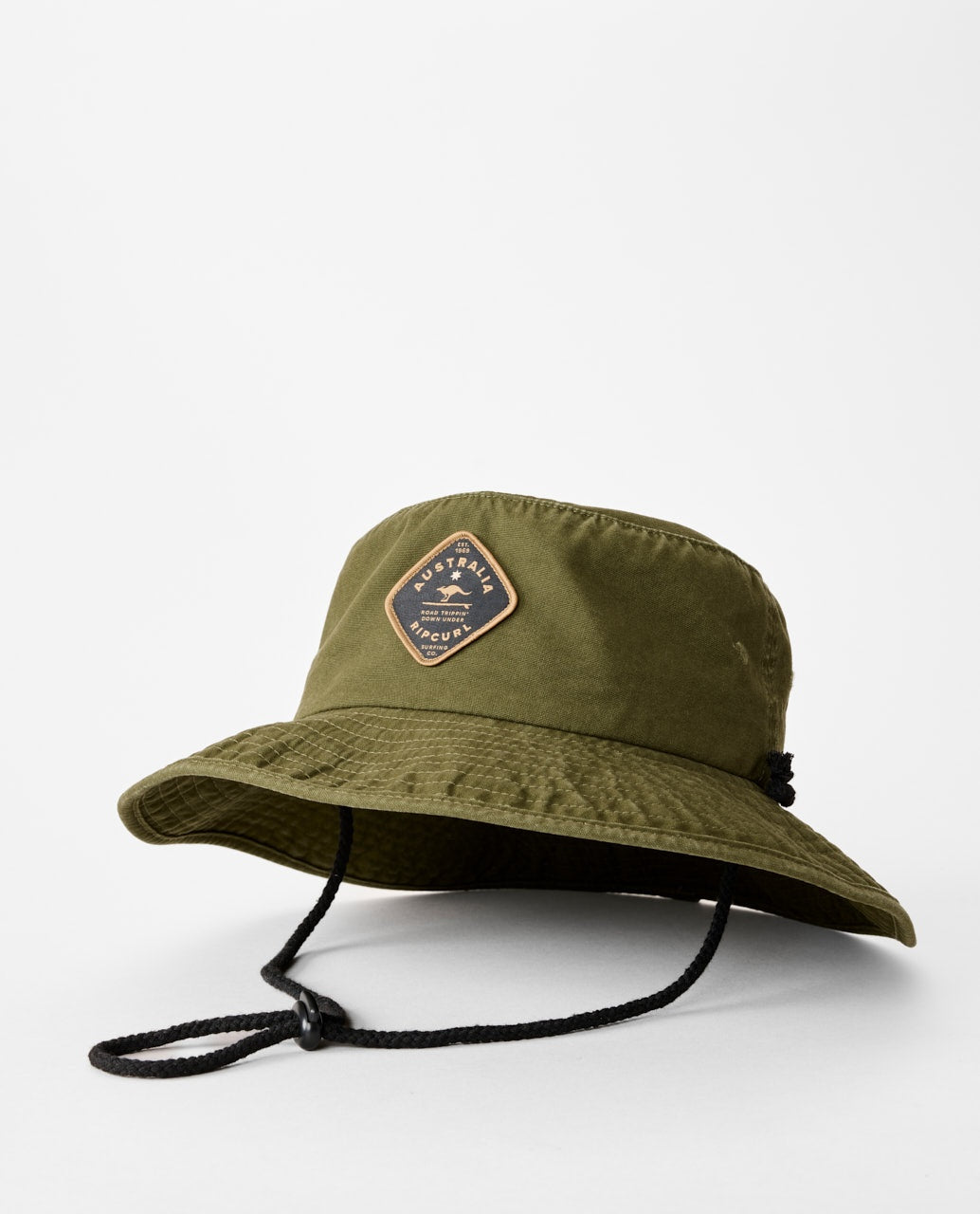 ROAD TRIPPIN MID BRIM HAT - olive