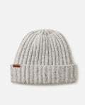 SURF REVIVAL WOOL REG BEANIE - grey heather