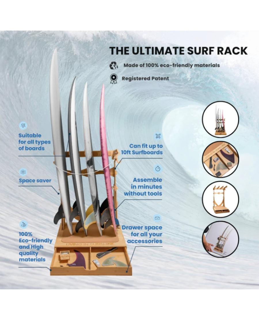 3 BOARDS SPIRIT RACK DISPLAY - no color