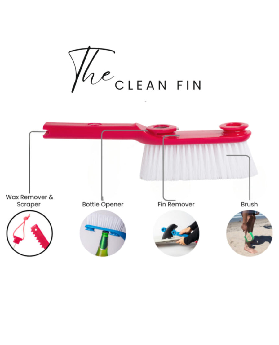 THE CLEAN FIN - red