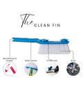 THE CLEAN FIN - blue