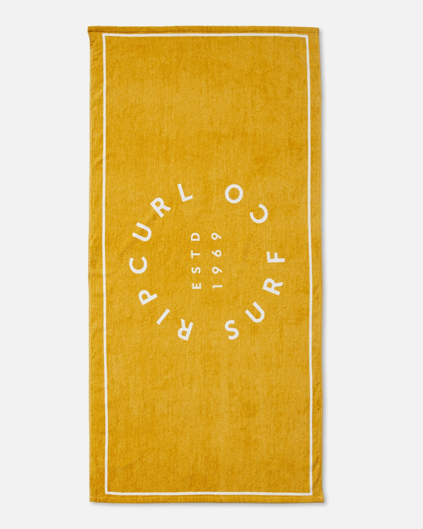 RE ENTRY TOWEL PROMO - mustard
