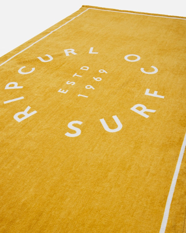 RE ENTRY TOWEL PROMO - mustard
