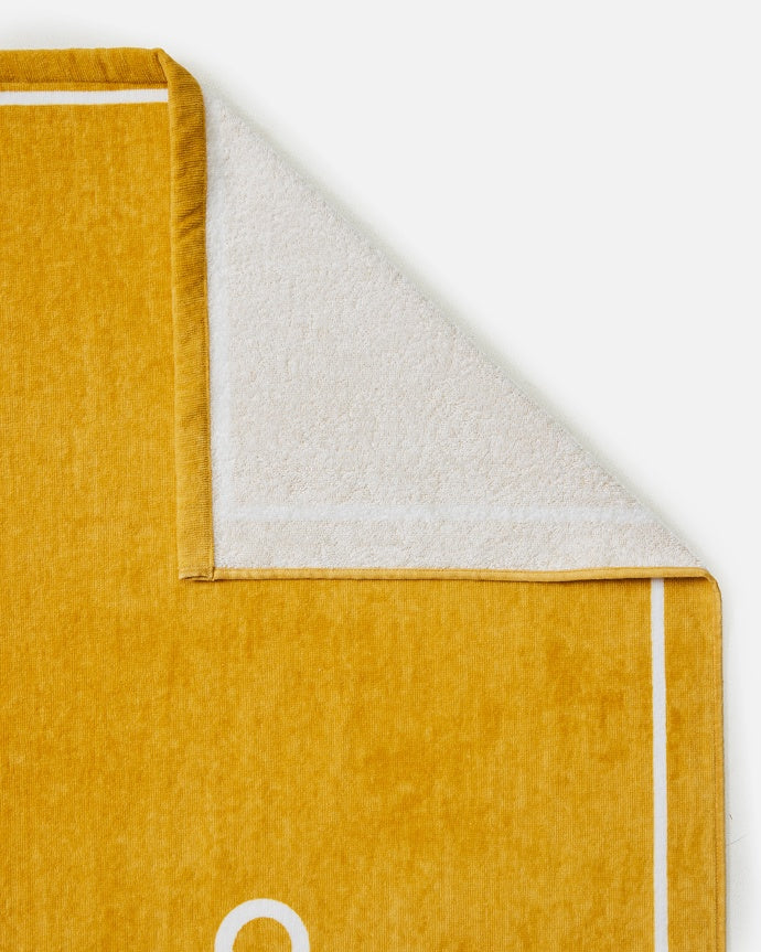 RE ENTRY TOWEL PROMO - mustard