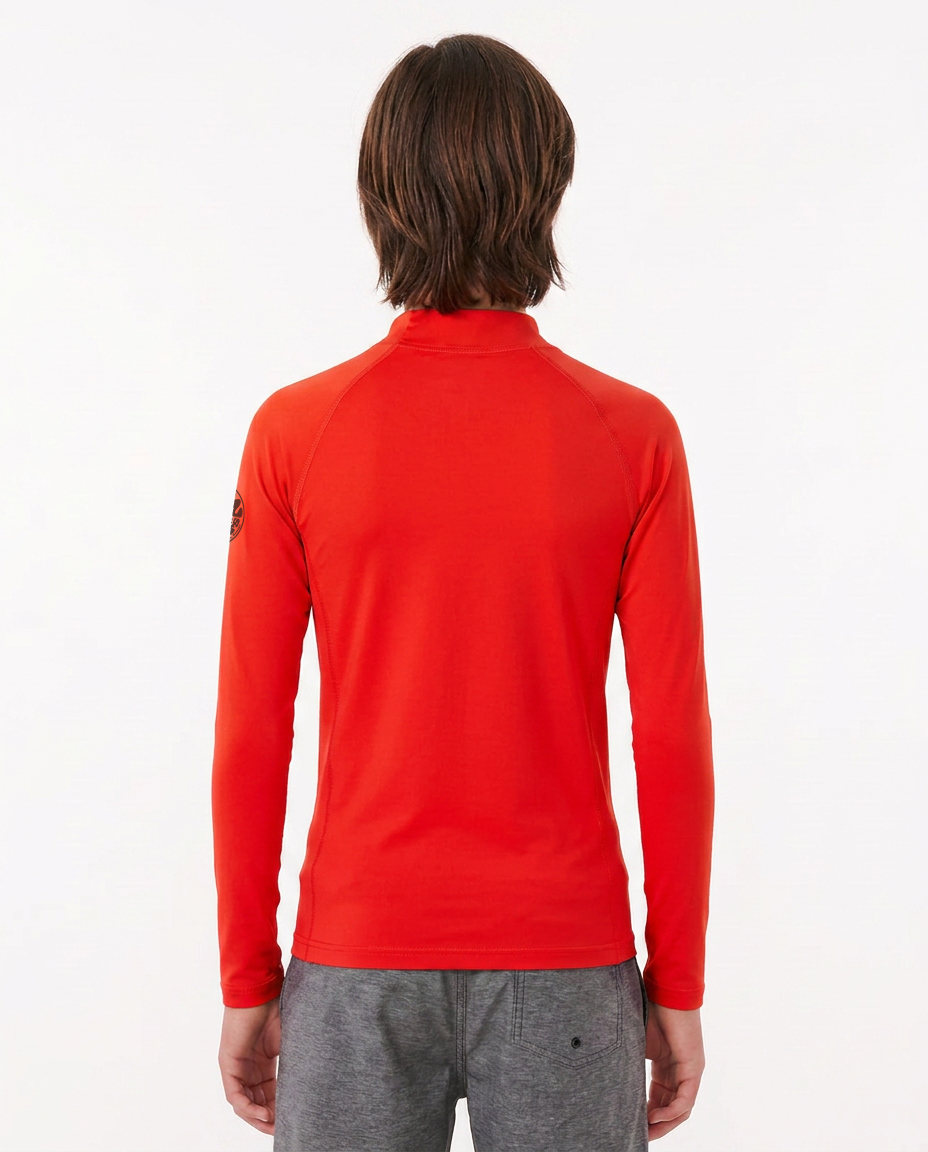 KIDS HI VIZ LS T - red