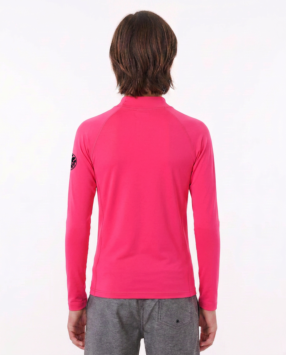 KIDS HI VIZ LS T - neon pink