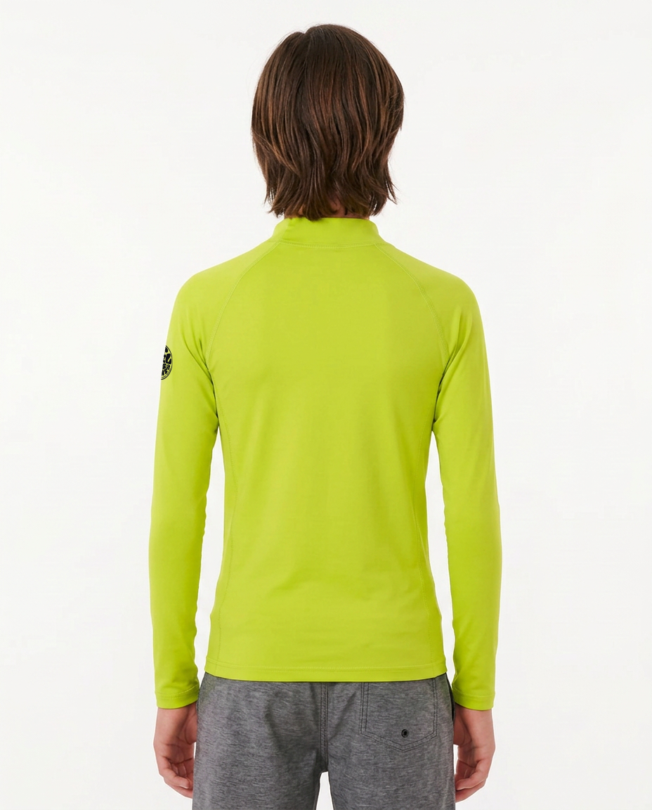 KIDS HI VIZ LS T - fluro green